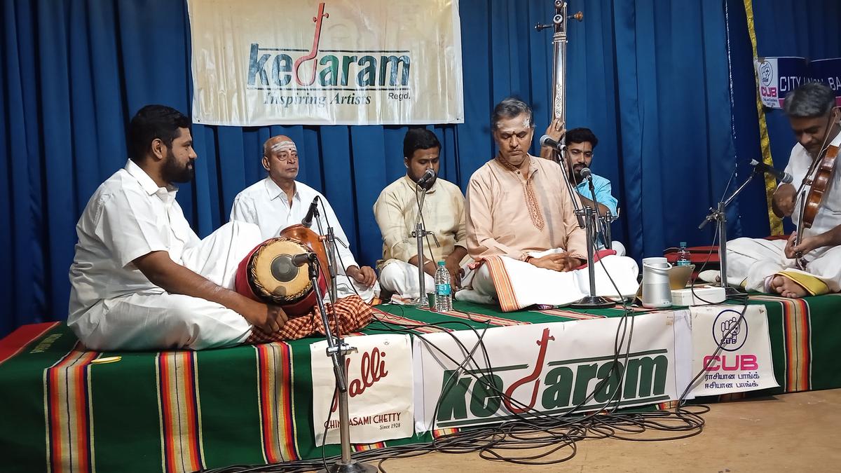 A.S. Murali’s evocative raga essays struck a chord with the listenersA.S. Murali’s evocative raga essays struck a chord with the listeners